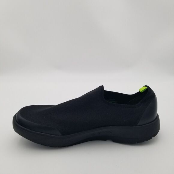 Oofos Oomg eeZee Low Black Slip-on Comfort Recovery Shoe Men\'s Size 13  EU 46